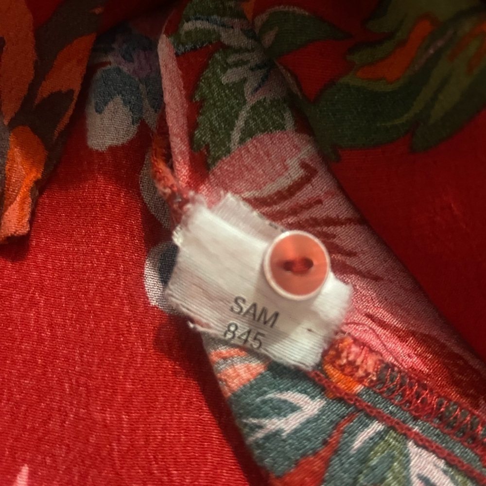Zara Red Floral Mini Dress - Picture 8 of 10
